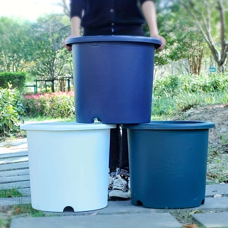 Flowerpotmodel No  7  Diameter 23 62 Cmcolor 2Pcs Simple Gray