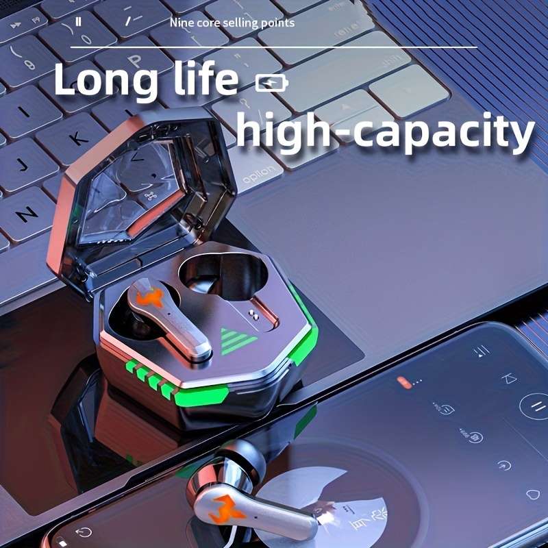 Rechargeable Wireless Earbuds Headphones Headset