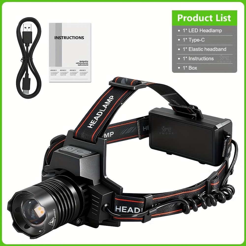 Headlamp Model 2Led Headllampwith Battery