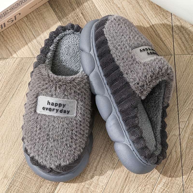 Cotton Slippers Color Grey Sizeuk 6.5-7