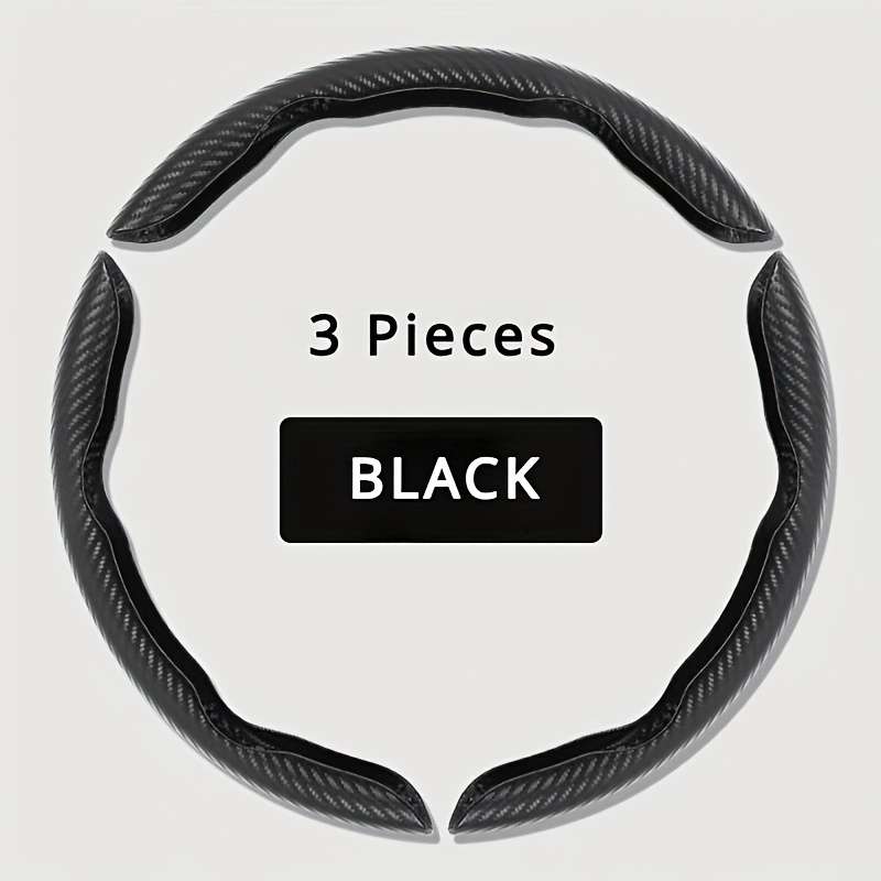 Car Steering Wheel Cover Three Piece Set White