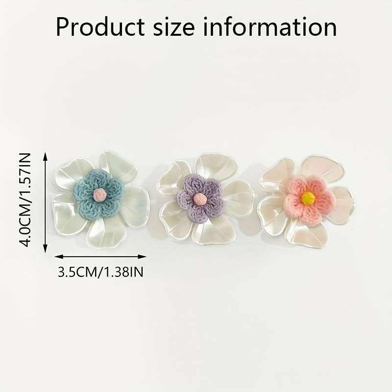 Car Interior Decor  Purple Flower Air Outlet Clipcolor Polychrome