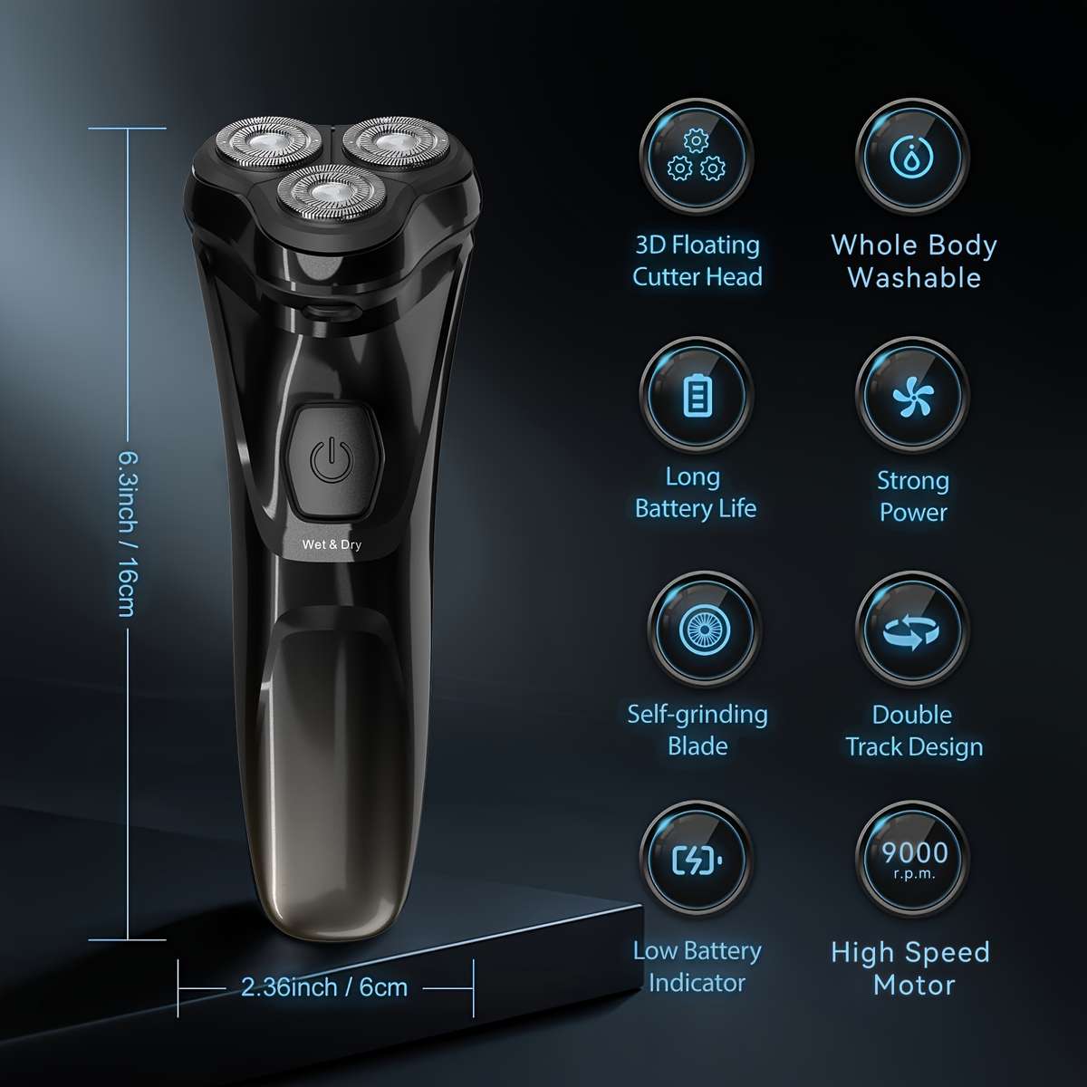 Shaver Color Classic Black