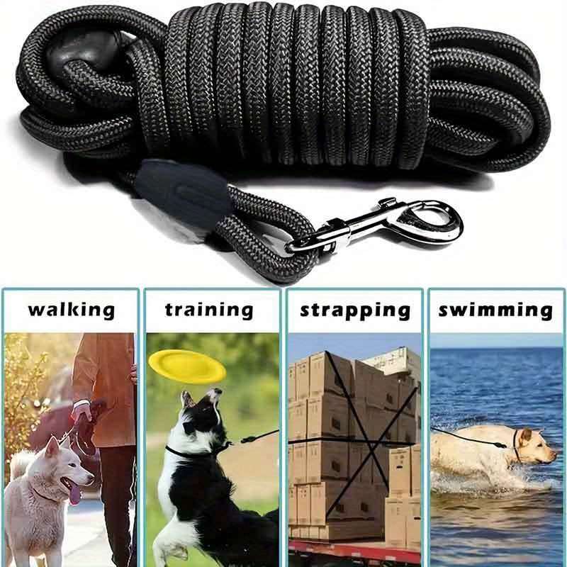Dog Leash Color Black Size M