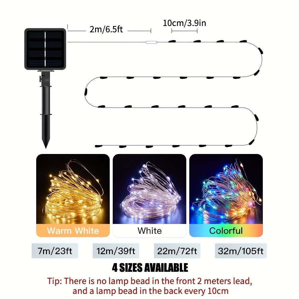 String Lights Color White Model  50Leds 7.01Meter