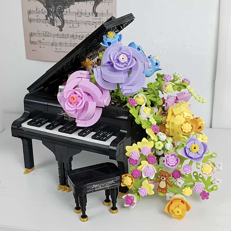 3D Puzzle Musical Instrument Model Model Piano Blocks