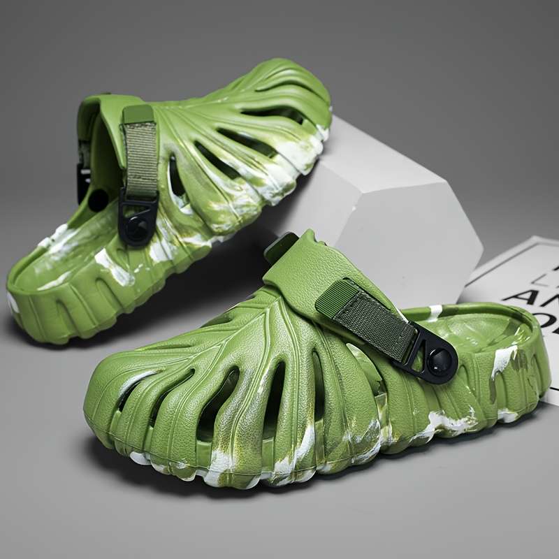 Sandals Color Camouflage White Back Strap Size Uk 4.5 5
