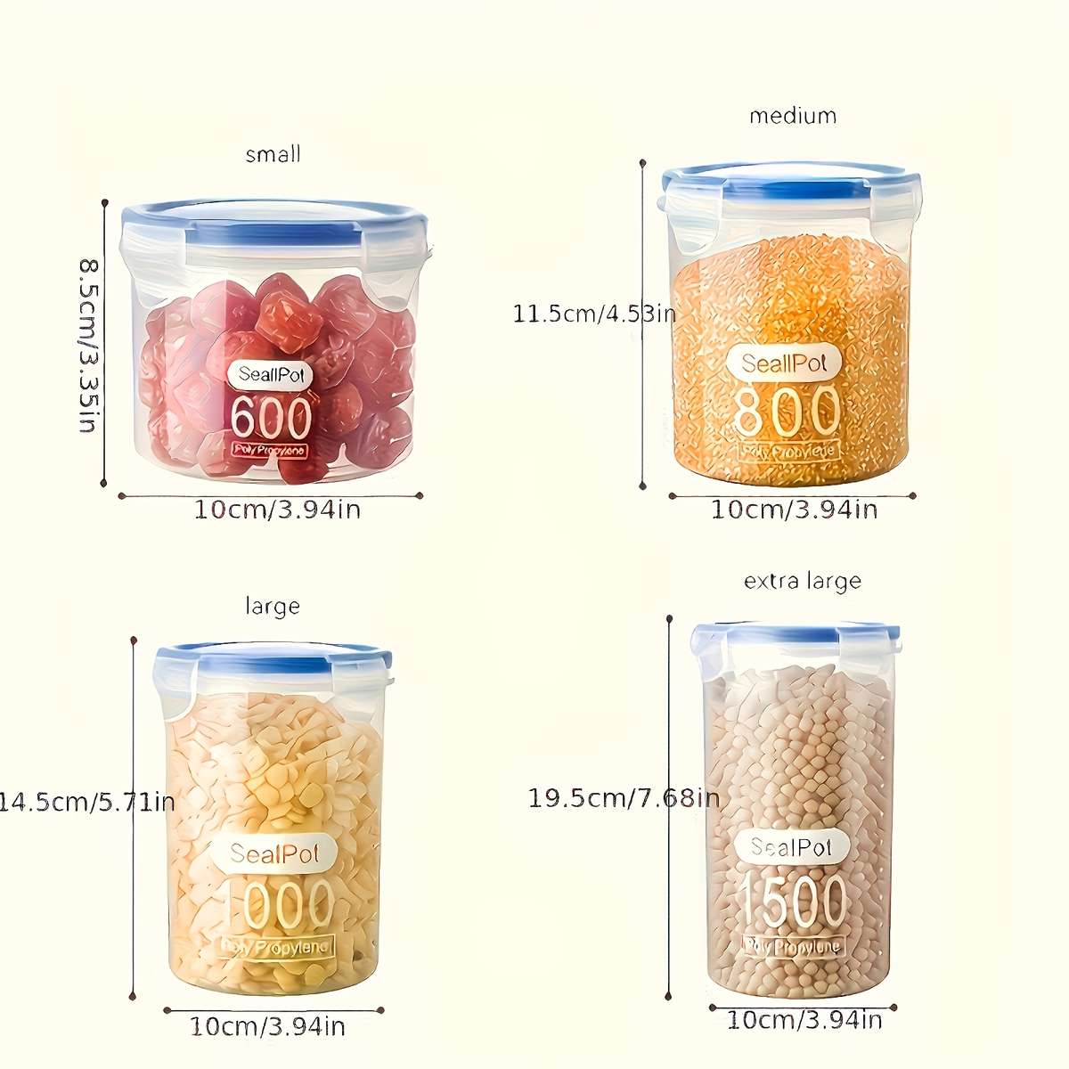 Sealed Jar Size 600Small