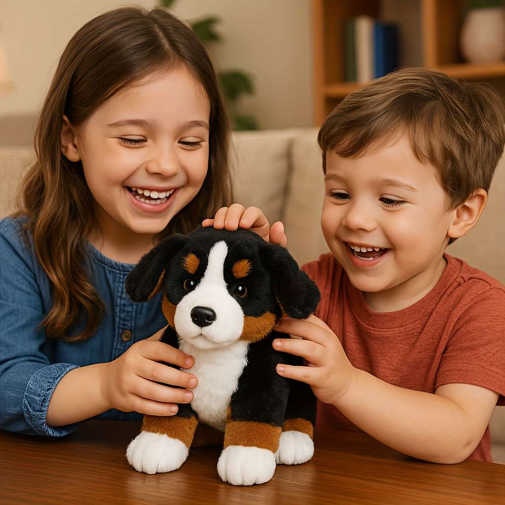 Plush Toys Style 24.89Cm Bernese Mountain Dog Standing