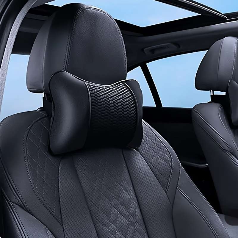 Car Seat Cushion 2Pcs Black