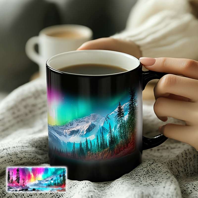 Water Cup Style Romantic Aurora Color Changing Cup