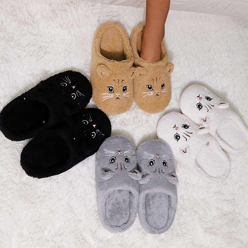 Cotton Slippers Color Grey Sizeuk 6.5-7