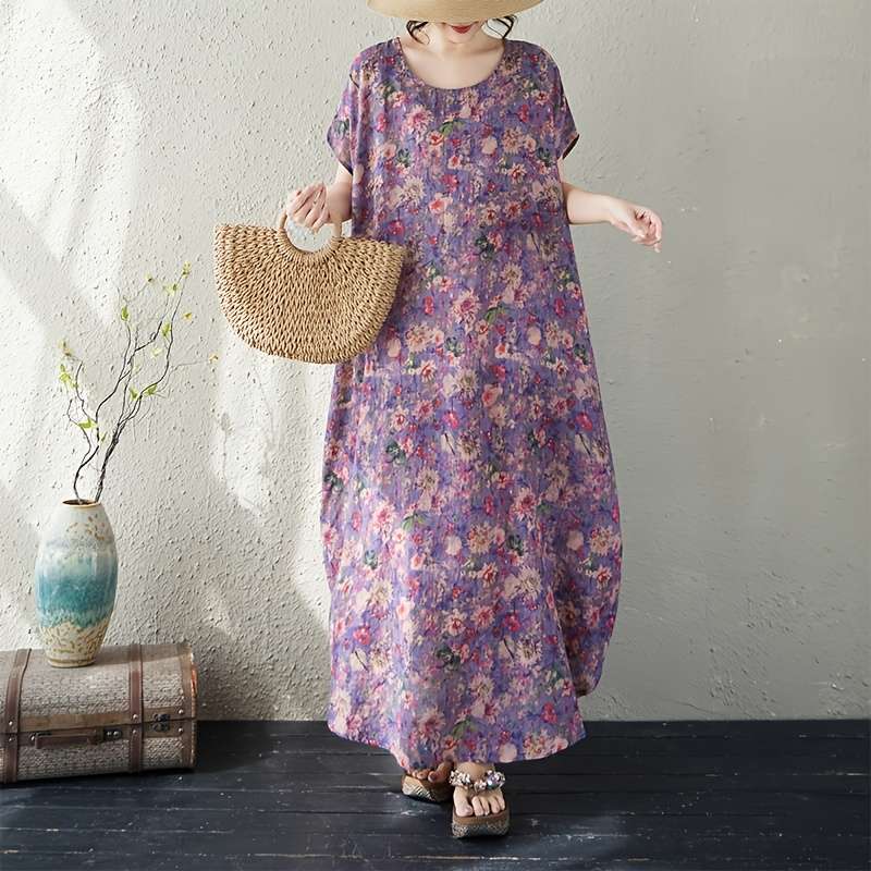Women S Dress Color Purple Size Asian One Size