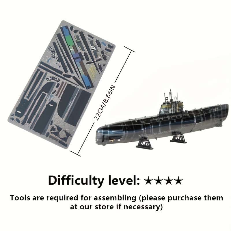 3D Jigsaw Puzzle Model Ship Color #A0024 Silver Gray