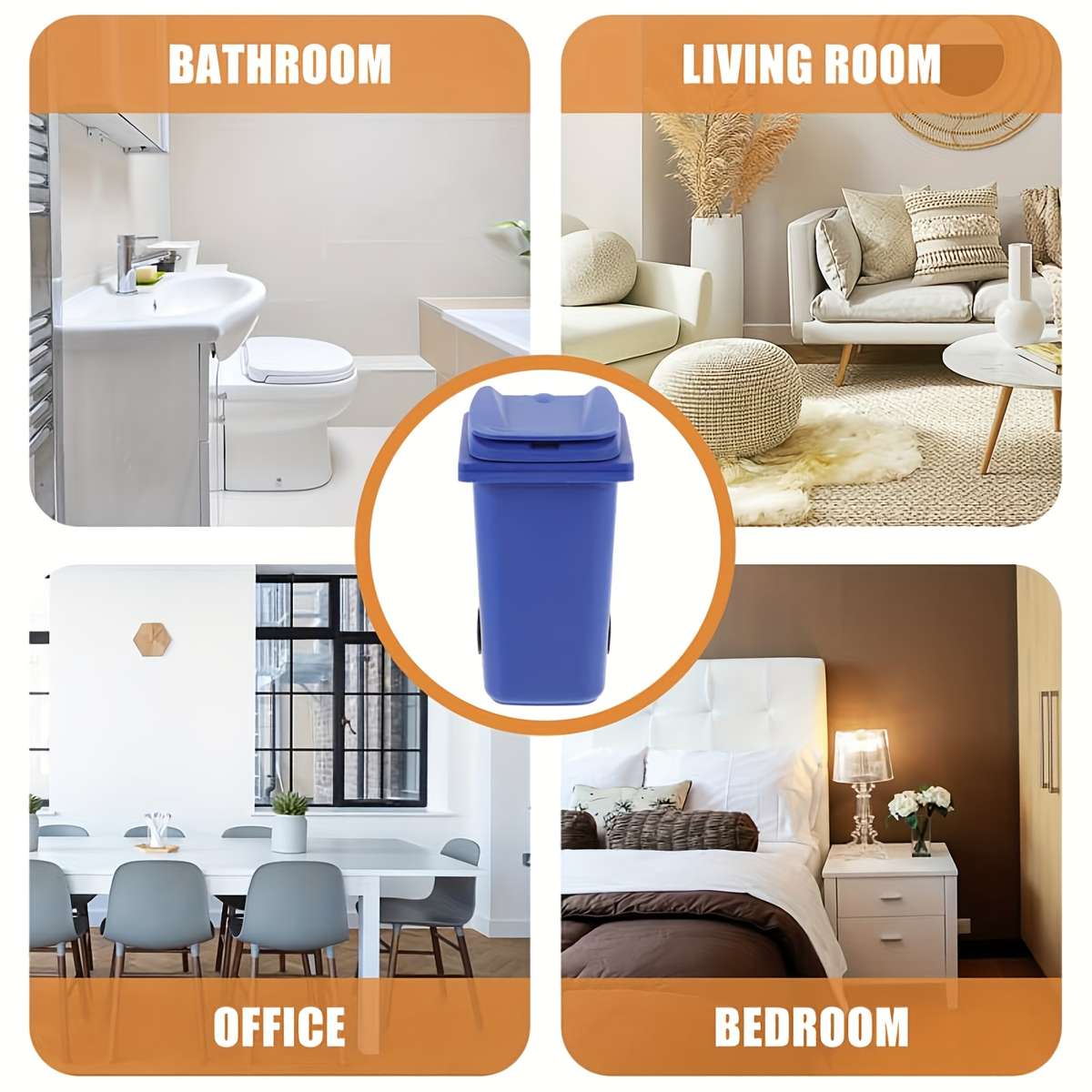 Garbage Can Quantity 2Pcs