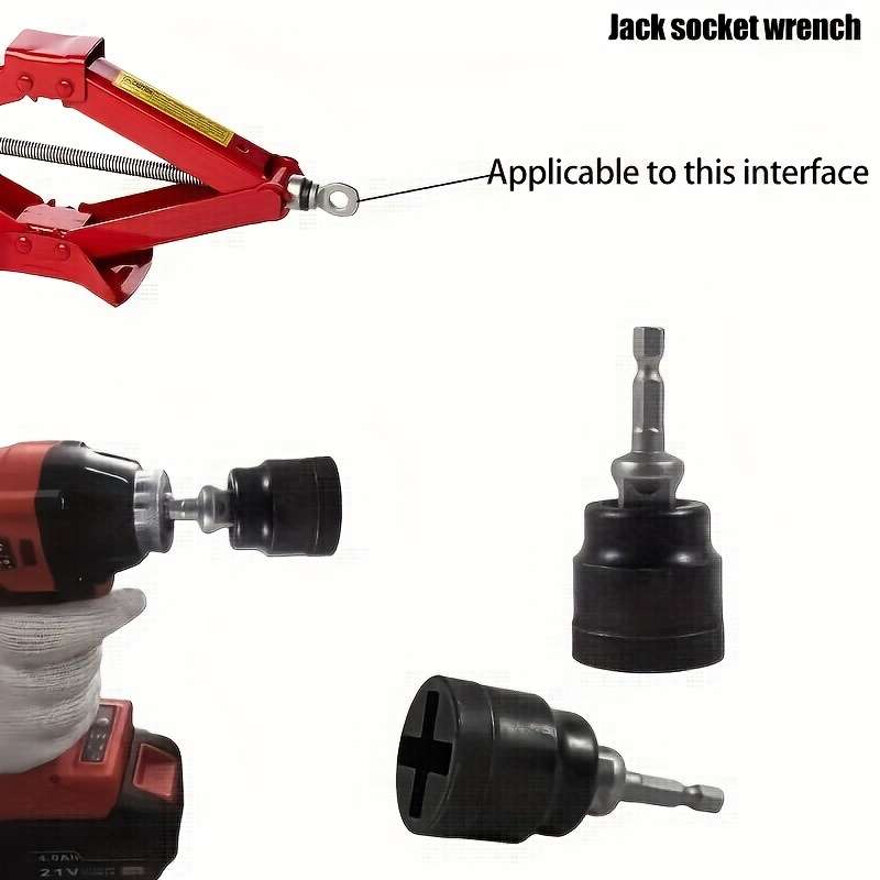 Heavy-Duty Jack Wrench with Socket