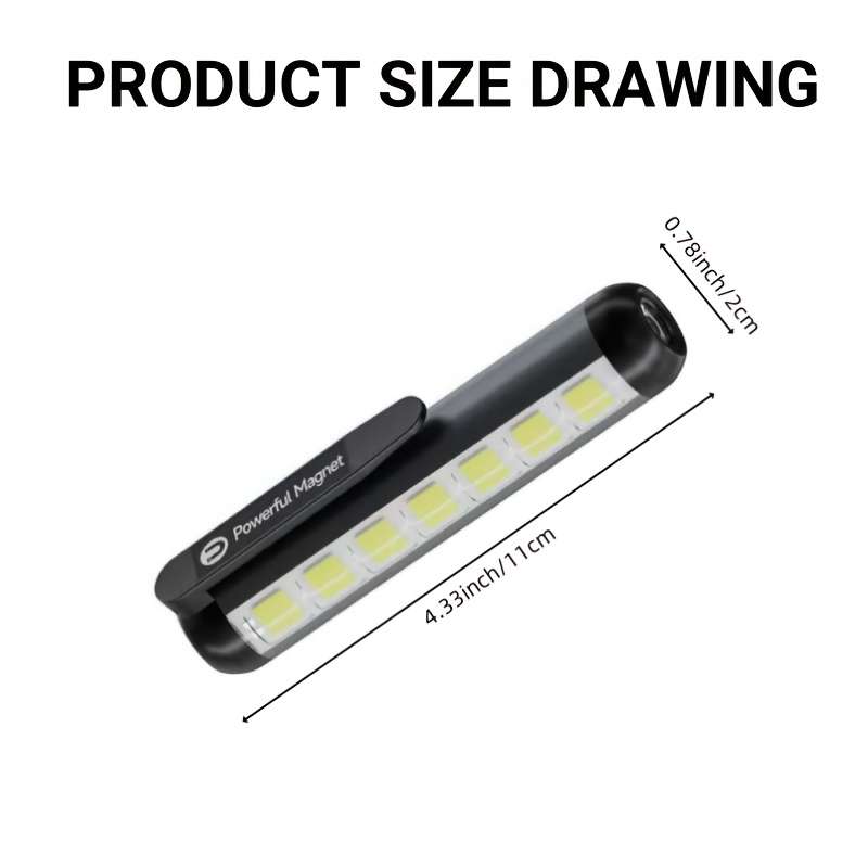 Portable Lamp Color Silvery 2Pcs
