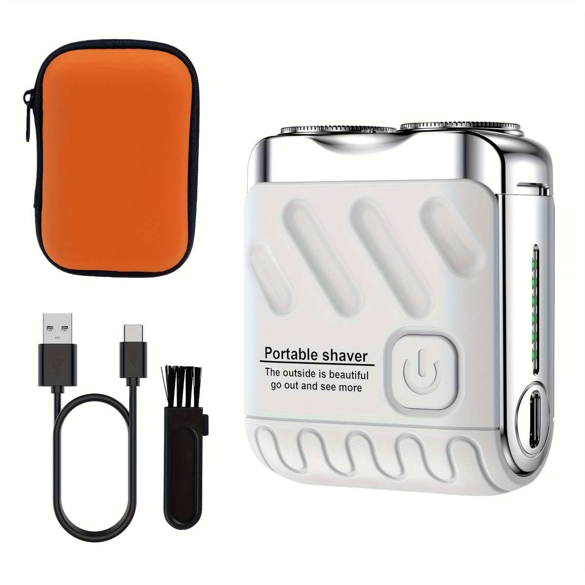 Professional Durable Premium Smart Cordless Mini Dual Blade Home Use White