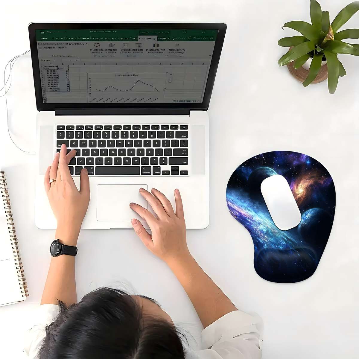 Versatile WearResistant Ergonomic Wrist Rest Mouse With For Pc Gamers Purple