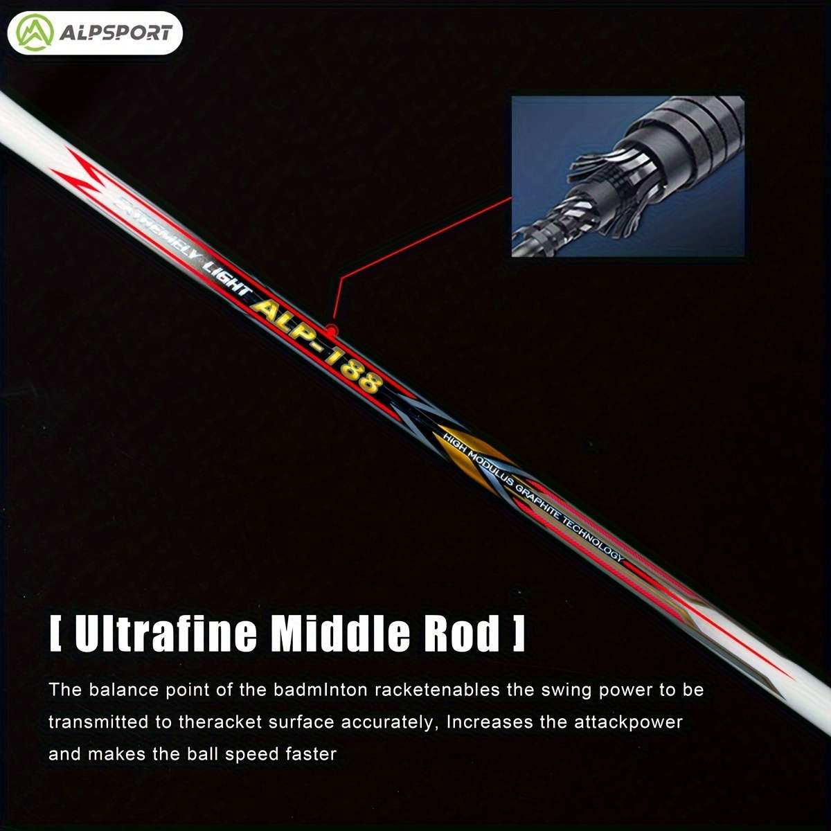 Badminton Racket Color 2Pcs Redpu Bag