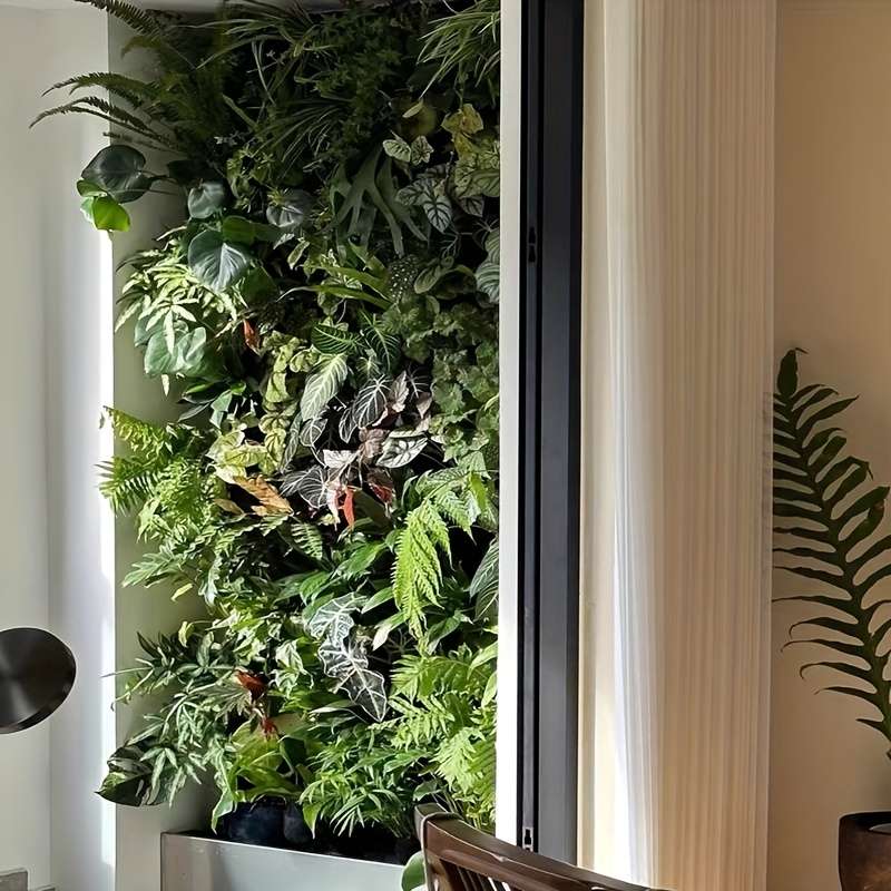 30Pcs Weather Resistant Wallmounted Vertical Planter Set Automatic Long Lasting