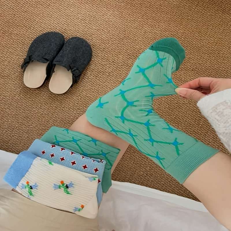 Women S Socks Color Mixed Color3 Pairs Size Onesize