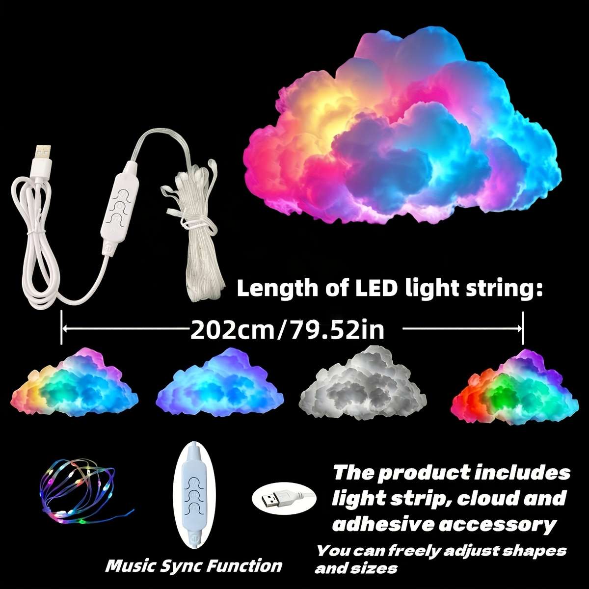 Christmas Lights    Smart Cloud Light 2