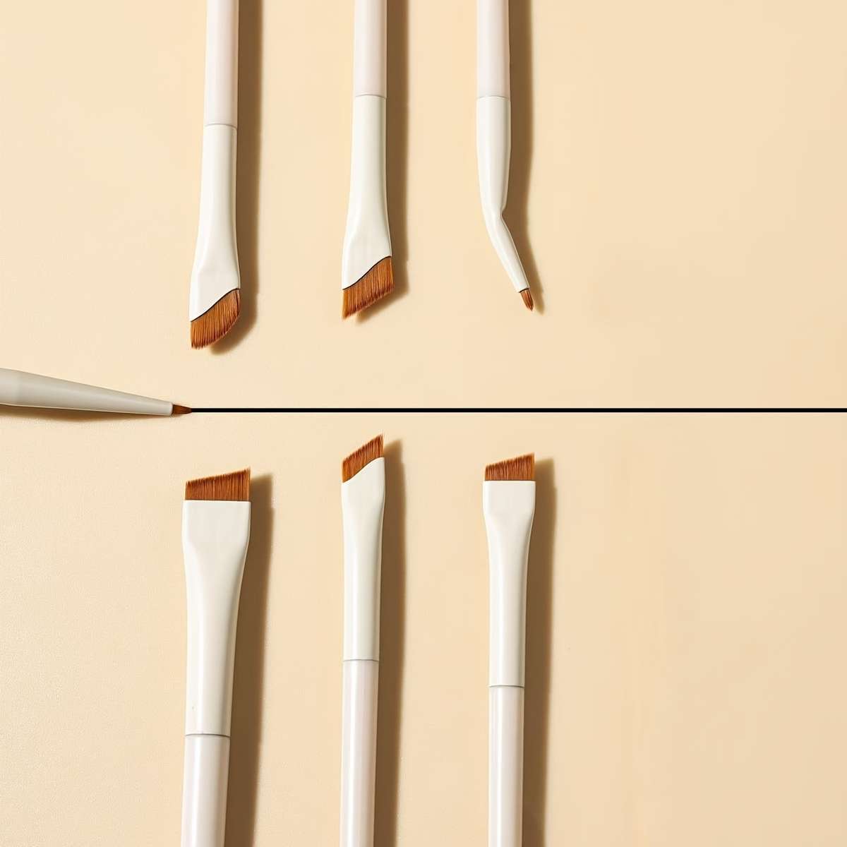 Makeup Brush Set Model 7Pcs Porcelain White Brush Set