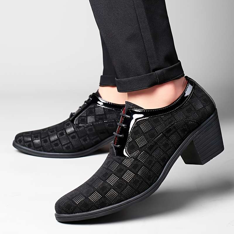 Mens Leather Shoes Color Black Sizeuk 5