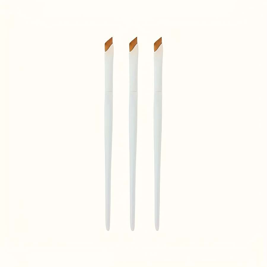 Makeup Brush Set Quantity 2 Porcelain White Small Blades