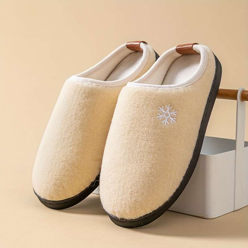 Cotton Slippers Color Beige Sizeuk 9.5-10