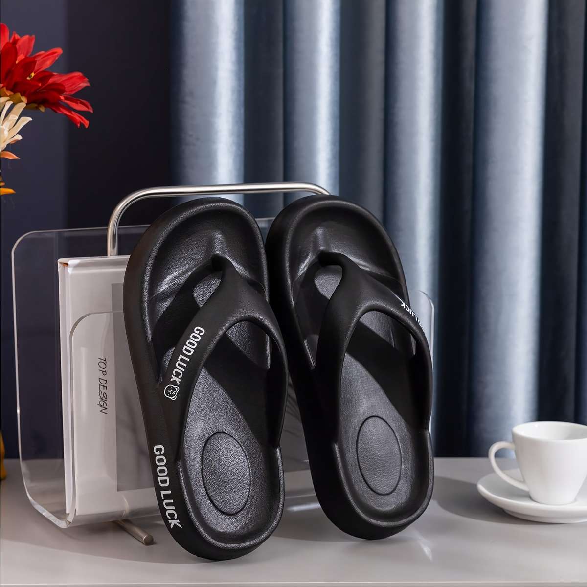 Ladies Summer Flip Flops White Uk 3.5-4