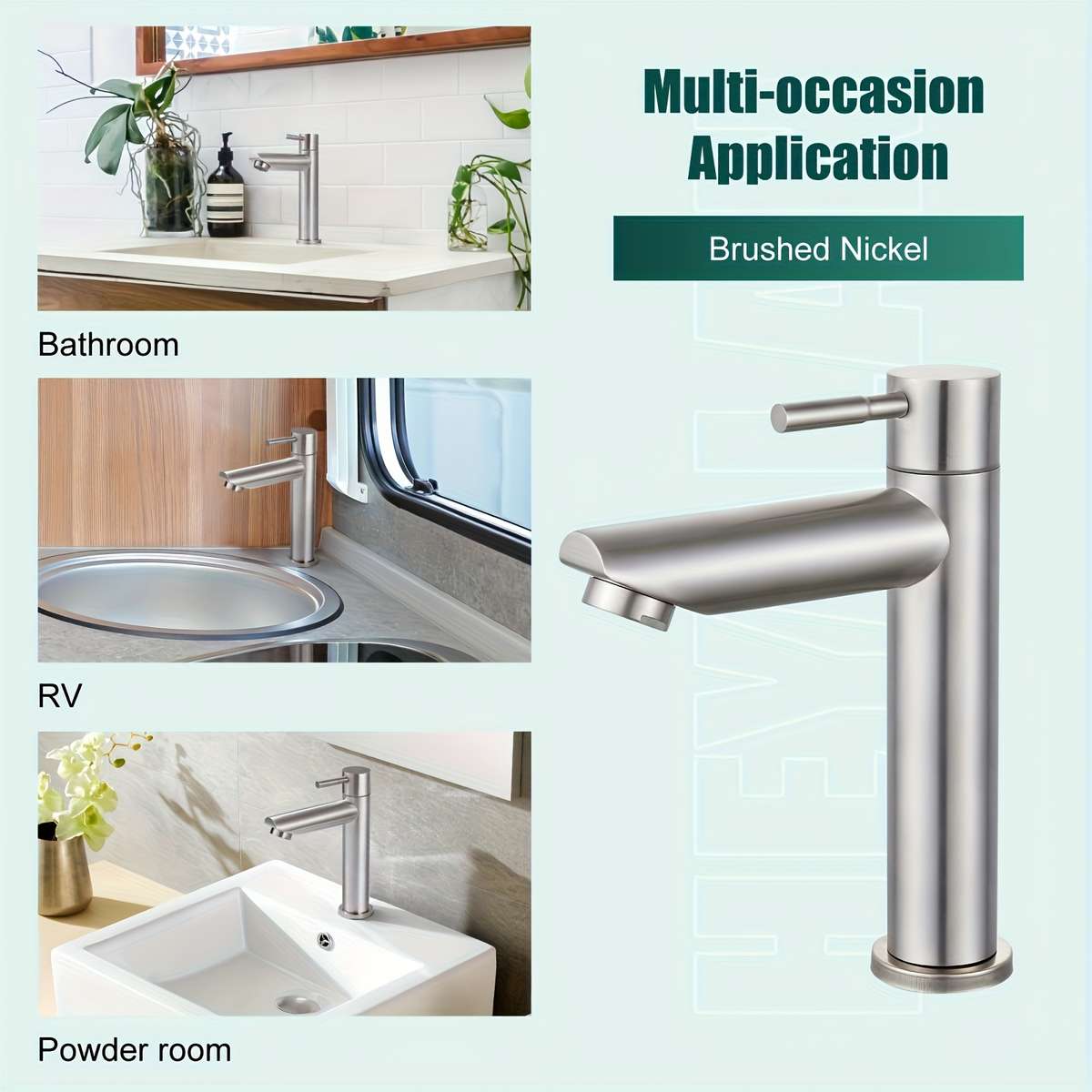 Faucet Chromium Quantity 2Pcs