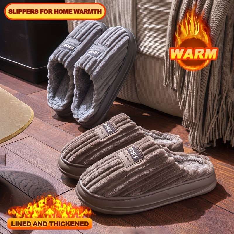 Cotton Slippers Color Grey Sizeuk 6.5-7