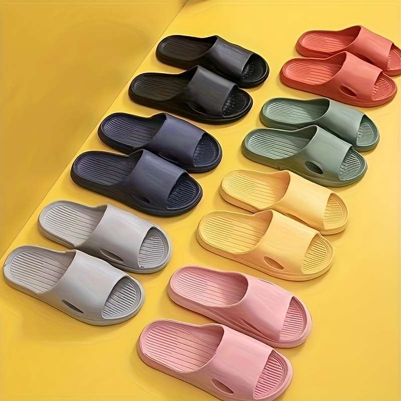 Men Slippers Summer Style Blue Size Uk 6.5 To 7