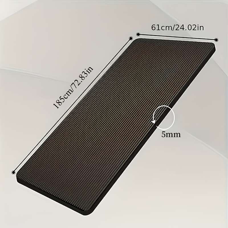 Yoga Mat Black Size 0.5Cm