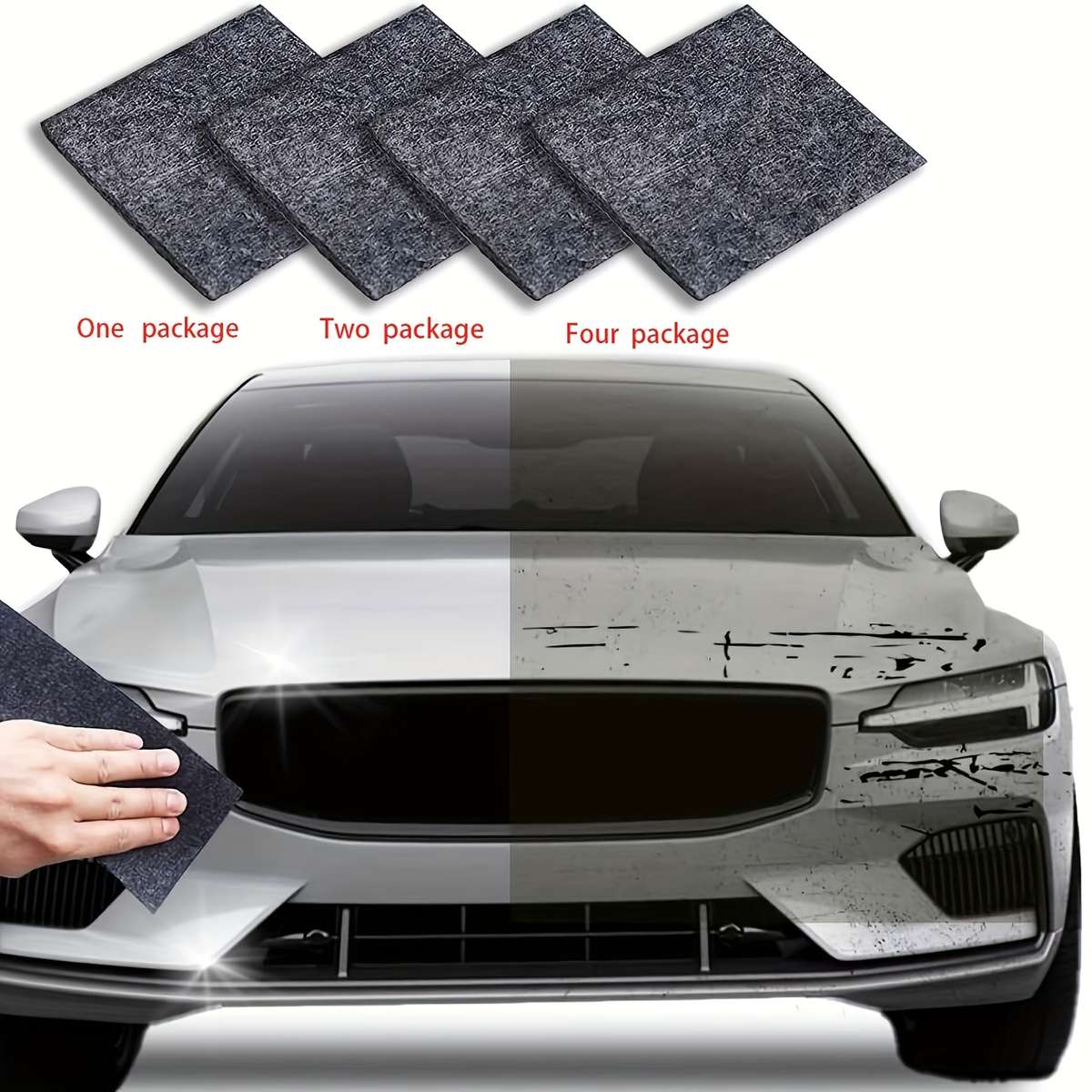 Car Scratch Repair Tool Color Black   Size 5Pcs