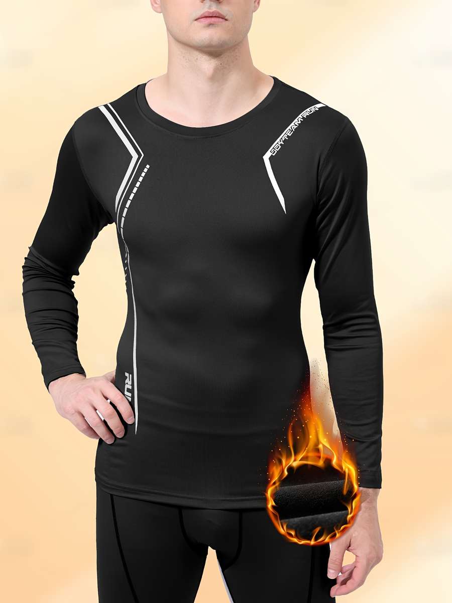 Thermal Underwear Color Black Sizexxl