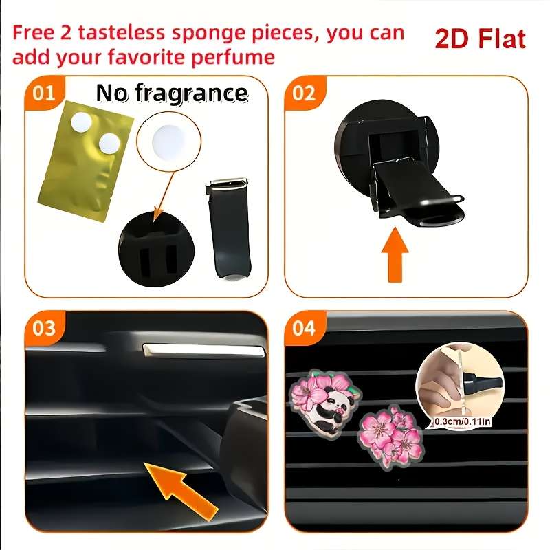 Car Interior Decor Style 2 Pcs