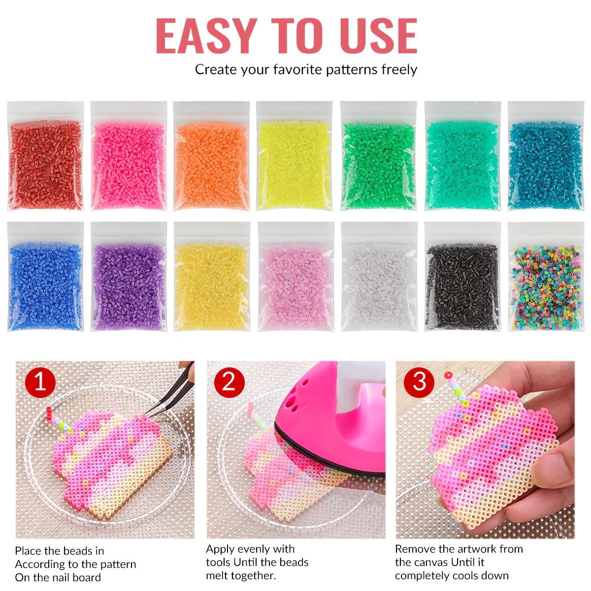 Perler Bead Set Transparent R5
