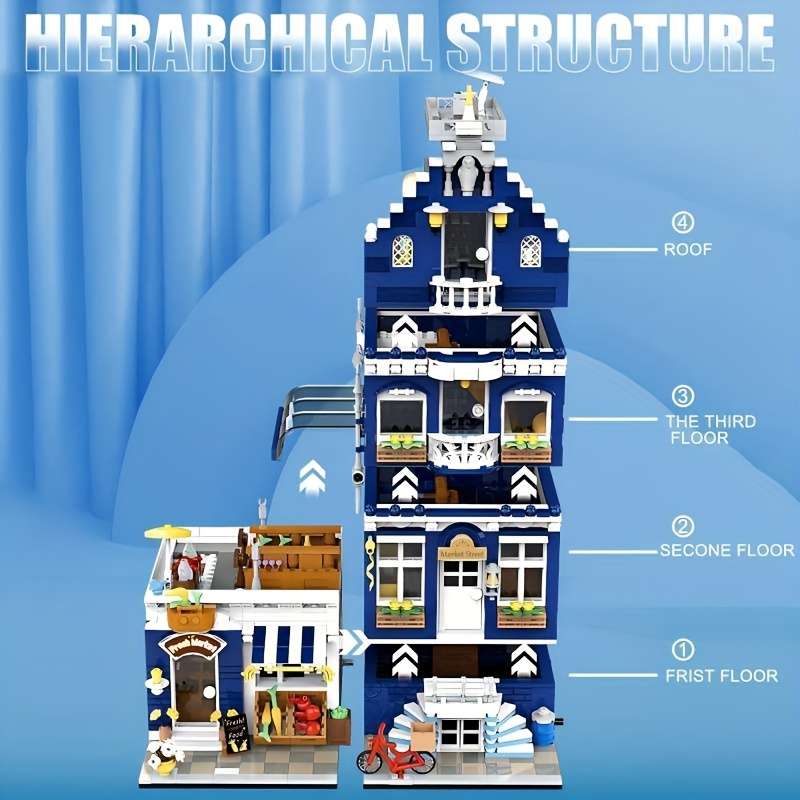 3D Building Model Puzzle Set Model Jq10002