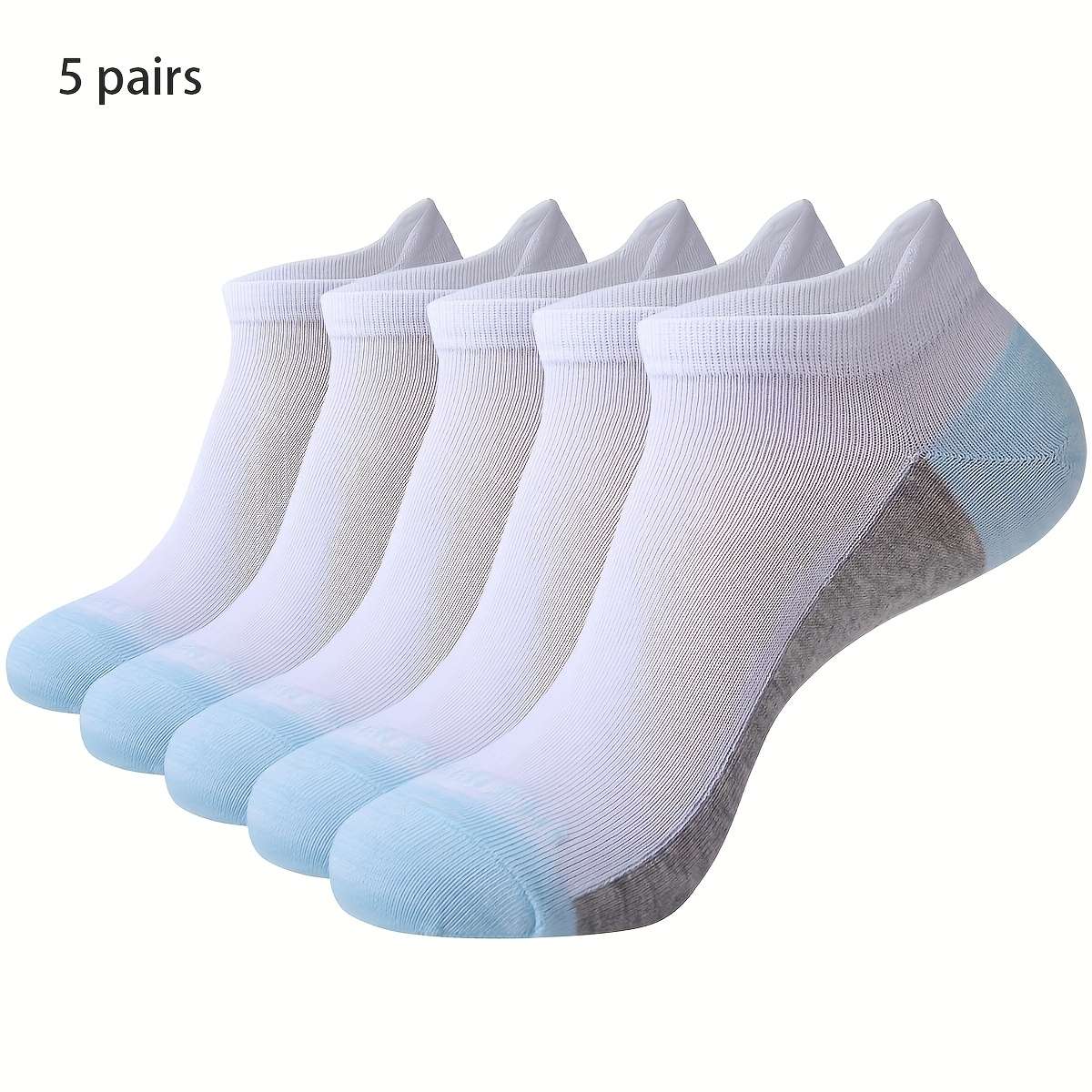 Women S Socks Color Light Blue 5 Pairs Size Onesize