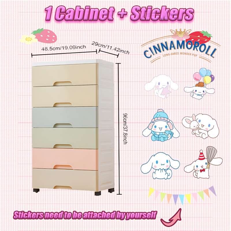 Storage And Organizationcolor Macaron Color Model 7 Floors