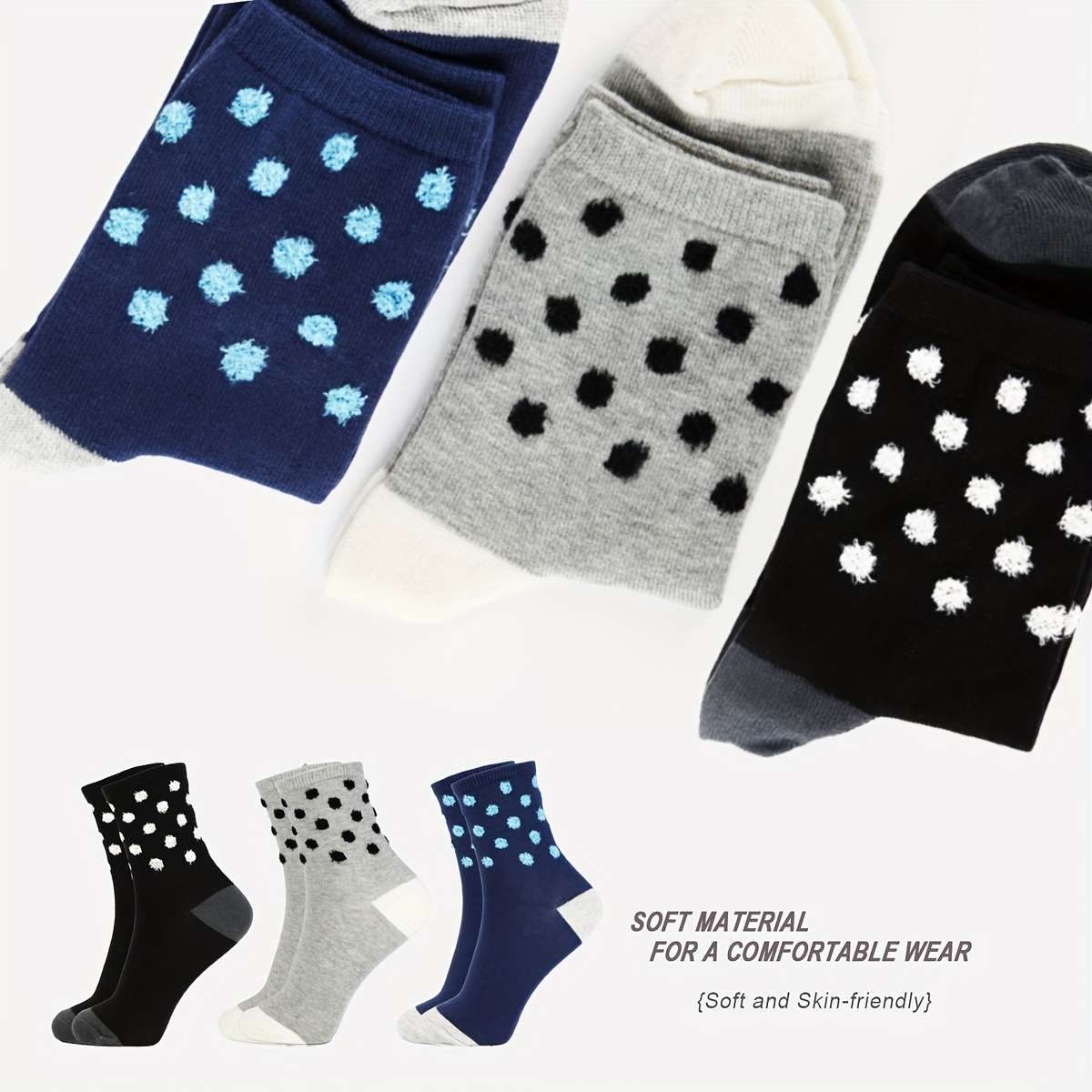 Women S Socks Color 3 Blue Size M