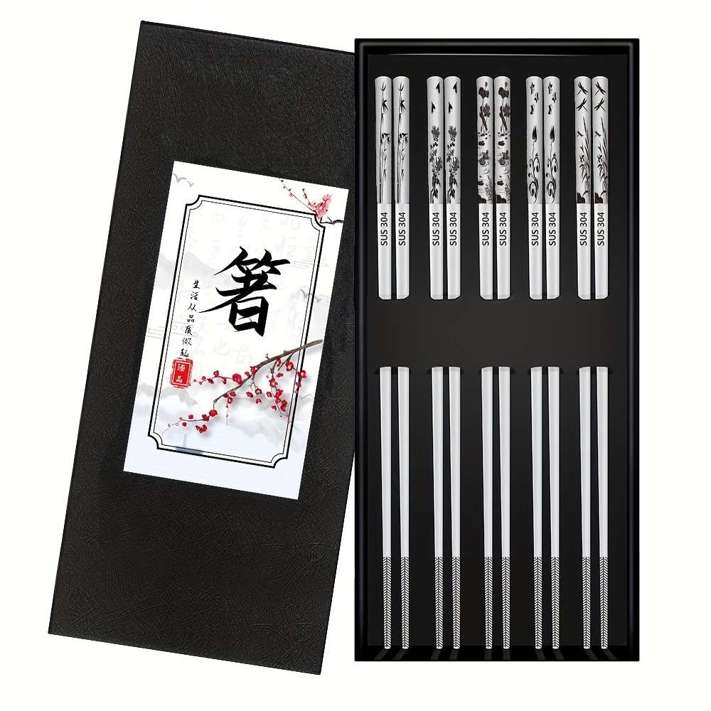 Chopsticks Style Style 2 5 Pairs In Gift Box