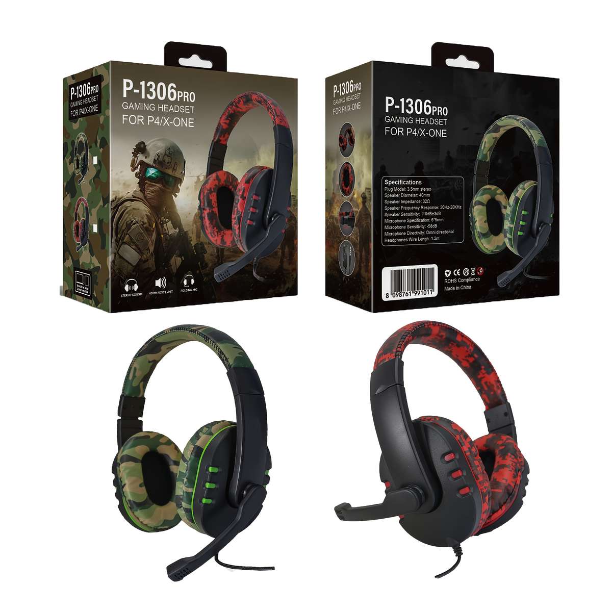 Headset Headphones Over Ear