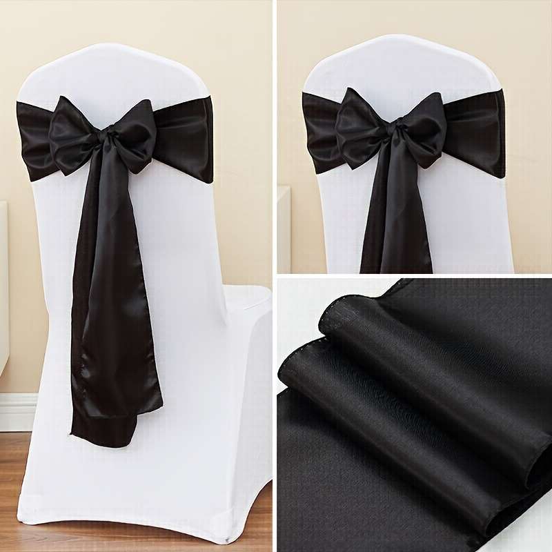 Wedding Supplies Color Black Size 48Pc17*275Cm6.69*108.26Inch