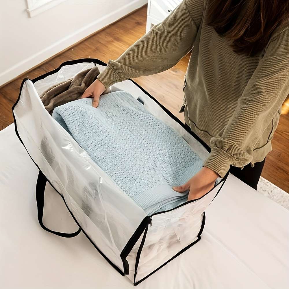 6Pcs 2 4 Heavy Duty Transparent Storage Bag 2 4 2 Pieces