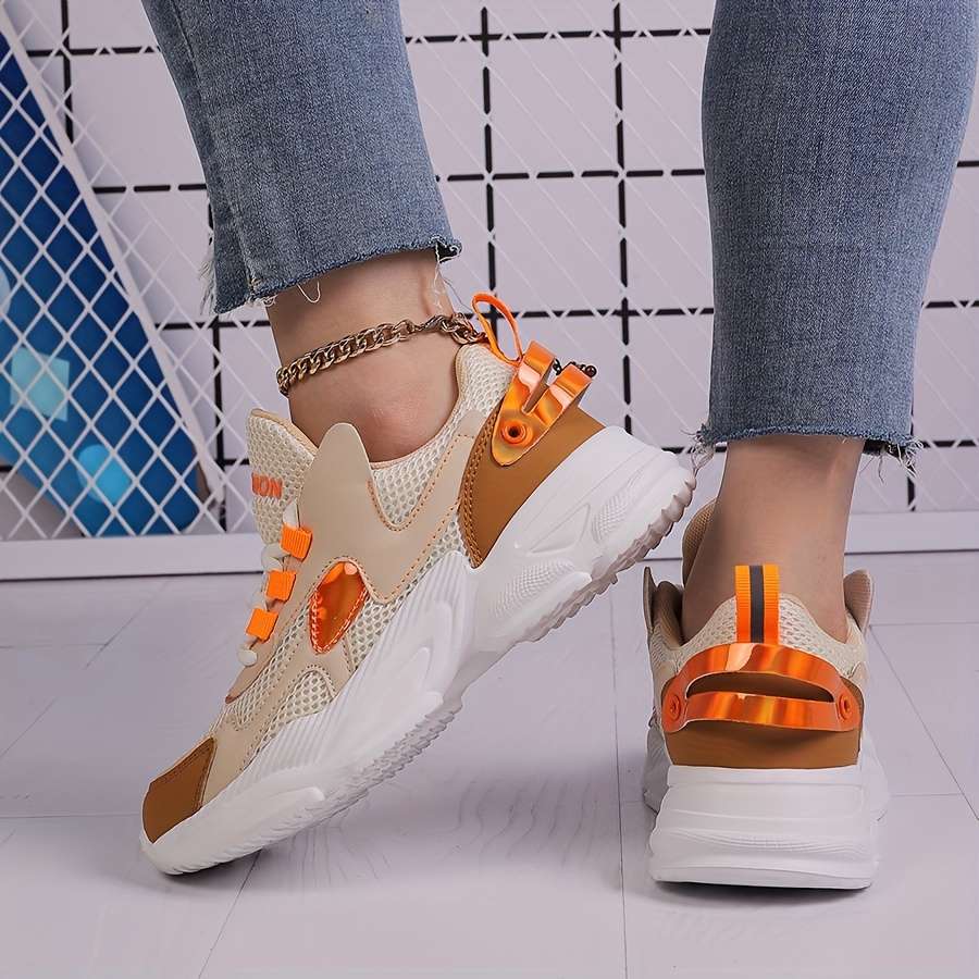 Women S Sneakers Color Orangered Sizeuk 5