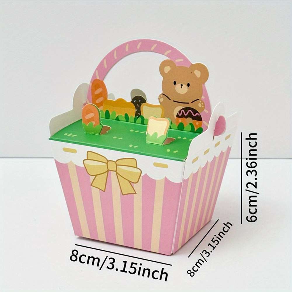 Christmas Gift Boxes Color Garden Tote Box-Puppy